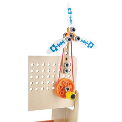 Конструктори з унікальними деталями - Конструктор Hape Науковий верстак 58 елементів (E3028)#5