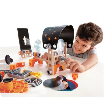 Конструктори з унікальними деталями -  Конструктор Hape Оптична лабораторія 54 елементи (E3034)#6