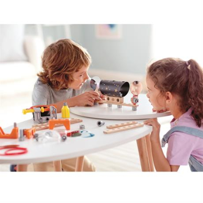 Конструктори з унікальними деталями -  Конструктор Hape Оптична лабораторія 54 елементи (E3034)#8