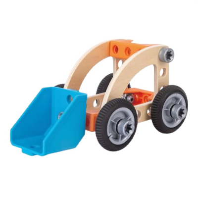 Конструктори з унікальними деталями - Конструктор Hape Екскаватор 37 елементів (E3038)#3