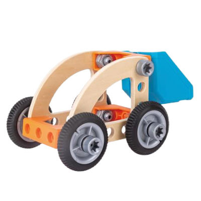 Конструктори з унікальними деталями - Конструктор Hape Екскаватор 37 елементів (E3038)#4