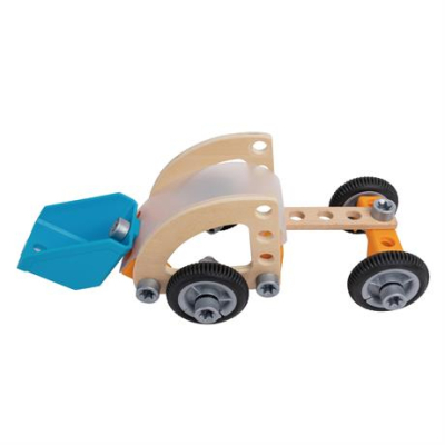 Конструктори з унікальними деталями - Конструктор Hape Екскаватор 37 елементів (E3038)#5