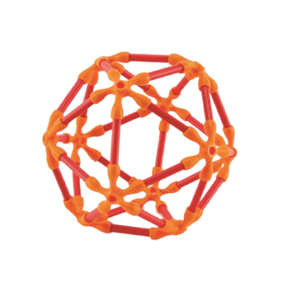 Конструктори з унікальними деталями - Конструктор Hape Flexistix Будівництво 66 елементів (E5567)#2