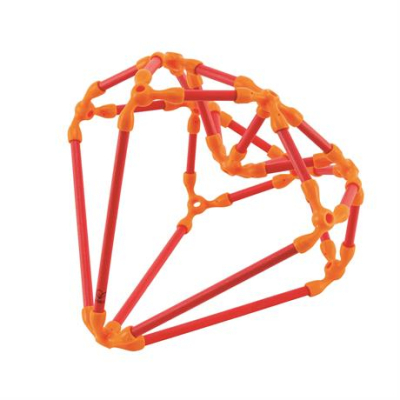 Конструктори з унікальними деталями - Конструктор Hape Flexistix Будівництво 66 елементів (E5567)#3