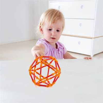 Конструктори з унікальними деталями - Конструктор Hape Flexistix Будівництво 66 елементів (E5567)#4