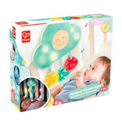 Підвіски, мобілі - Музична підвіска Hape Хмаринка (E0619)#2