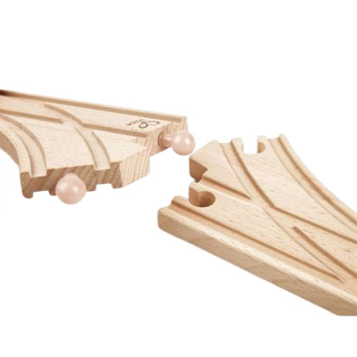 Железные дороги и поезда - Игровой набор Hape Y-образные железнодорожные рельсы (E3780)#2