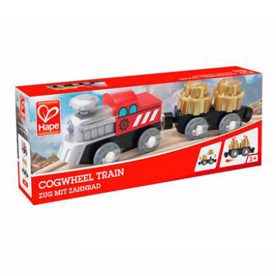 Железные дороги и поезда - Игровой набор Hape Грузовой поезд с шестернями (E3751)#3