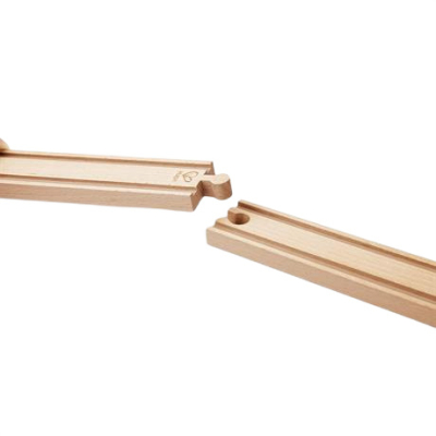 Залізниці та потяги - Ігровий набір Hape Довгі прямі рейки для залізниці (E3779)#2