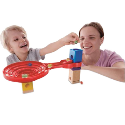 Конструкторы с уникальными деталями - Конструктор Hape Двухсторонняя спираль 18 элементов (E6026)#4