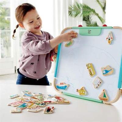 Обучающие игрушки - Набор магнитов Hape Транспорт (E2008)#3