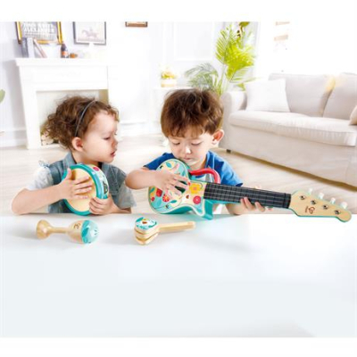 Музыкальные инструменты - Набор музыкальных инструментов Hape Укулеле (E0638)#3