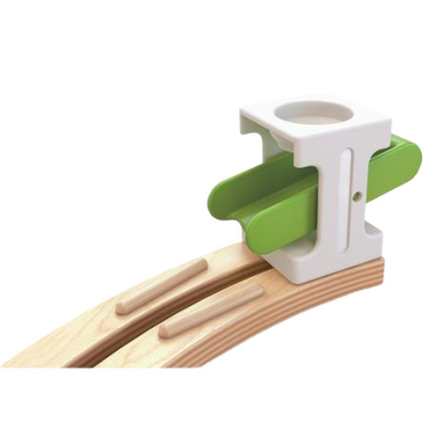 Конструкторы с уникальными деталями - Конструктор Hape Дополнительный набор направляющих 4 елемента (E6025)#4