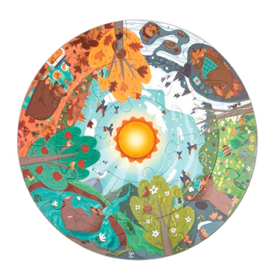 Пазли - Пазл Hape Чотири сезони 16 елементів (E1636)#2