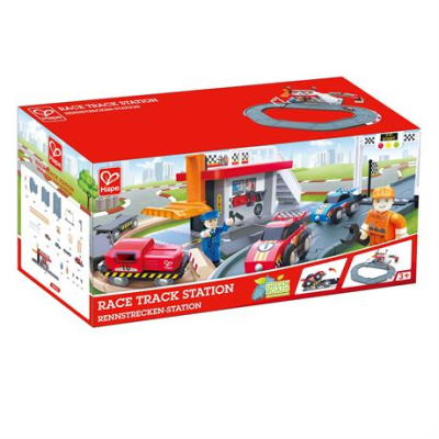 Автотреки - Игровой набор Hape Гоночная трасса и станция (E3734)#2