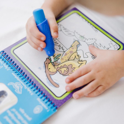 Раскраски и активитибуки (2-6 лет) - Книжка «Багаторазова водна розмальовка «Динозаври» (SM93204/6075166)#3