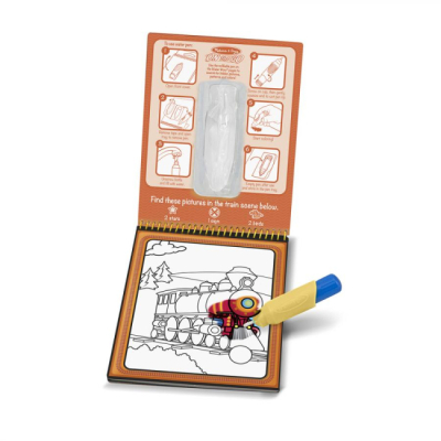 Раскраски и активитибуки (2-6 лет) - Книжка «Багаторазова водна розмальовка «Транспорт» (SM93200/6074877)#2