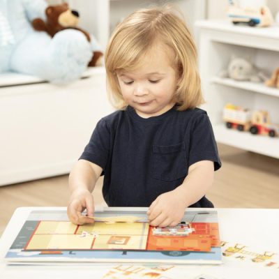 Наборы для творчества - Набор многоразовых наклейок Melissa and Doug Мой город (SM93209/6805)#5