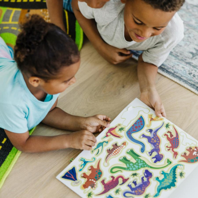 Наборы для творчества - Набор многоразовых наклеек Melissa and Doug Среда обитания животных (SM93209/6836)#4