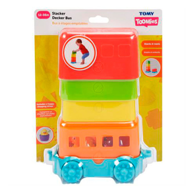 Развивающие игрушки - Пирамидка Toomies Автобус (E73220)#4
