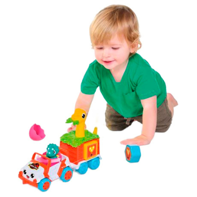 Машинки для малюків - Ігровий набір Toomies Дінотрейлер Jurassic World (E73253)#4