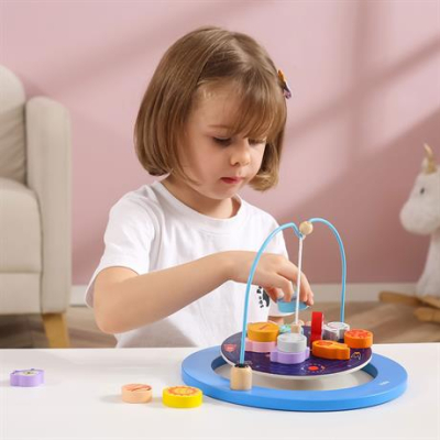 Розвивальні іграшки - Дерев'яна гра-балансир Viga Toys Космос (44580)#4
