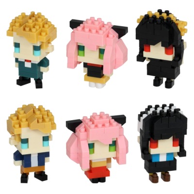 Блокові конструктори - Конструктор Nаnoblock Сім'я Шпигуна-1 69 елементів (124163)#2