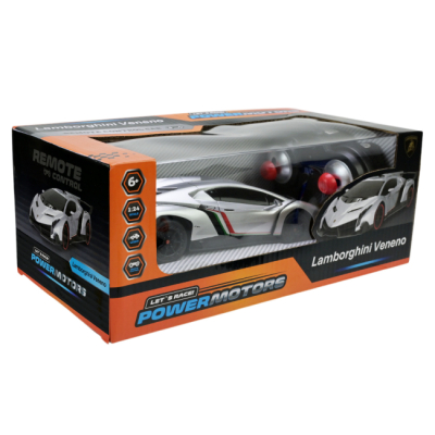 Радиоуправляемые модели - Автомодель Країна Іграшок Lamborghini Veneno на радиоуправлении серая 1:24 (PM2410)#4
