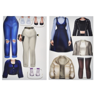 Наборы для творчества - Магнитная одевалка Qbee Lola (QB600-007)#4