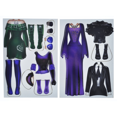 Наборы для творчества - Магнитная одевалка Qbee Wendy (QB600-010)#3