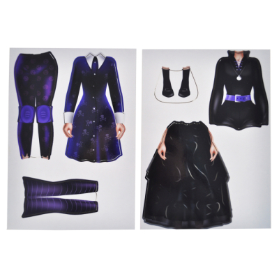 Наборы для творчества - Магнитная одевалка Qbee Wendy (QB600-010)#4