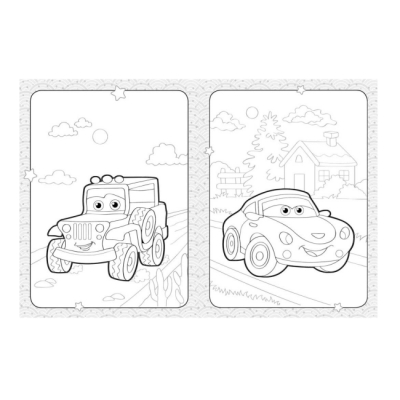 Розмальовки та актівітібуки (2-6 років) - ​Книжка «Розмальовка для найменших. Кумедні машинки»  (9789667505851)#2