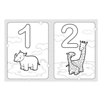 Розмальовки та актівітібуки (2-6 років) - ​Книжка «Розмальовка для найменших. Розфарбуй цифри»  (9789667505844)#2