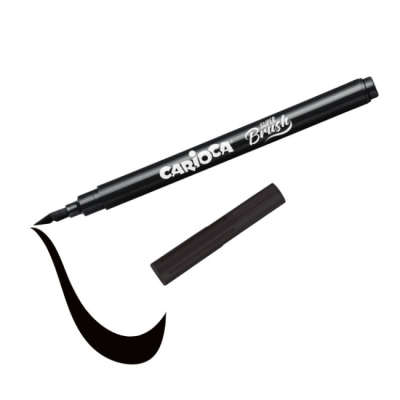 Канцтовары - Набор фломастеров Carioca Brush 10 цветов (42937)#3