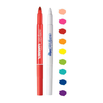 Канцтовары - Набор фломастеров Carioca Magic стираемые 10 цветов (43182)#2