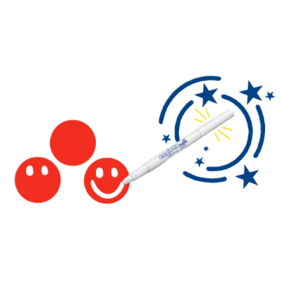 Канцтовары - Набор фломастеров Carioca Magic стираемые 10 цветов (43182)#3