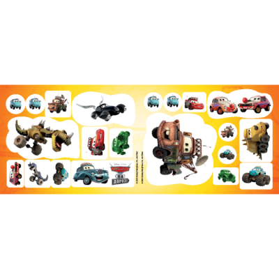 Розмальовки та актівітібуки (2-6 років) - Розмальовка з наліпками «Тачки на дорозі» (9786171601017)#9