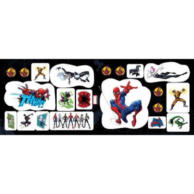 Розмальовки та актівітібуки (2-6 років) - Розмальовка з наліпками «Людина-Павук» (9786171601048)#9