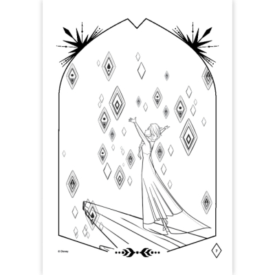 Раскраски и активитибуки (2-6 лет) - Розмальовка з наліпками «Крижане серце» (9786171601086)#8