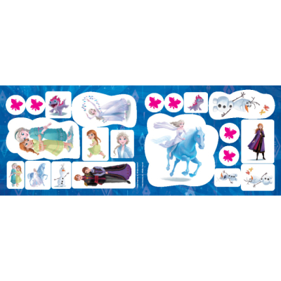 Раскраски и активитибуки (2-6 лет) - Розмальовка з наліпками «Крижане серце» (9786171601086)#9