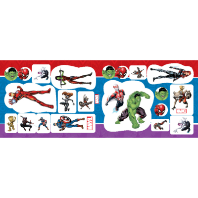 Раскраски и активитибуки (2-6 лет) - Розмальовка з наліпками «Марвел» (9786171601093)#9