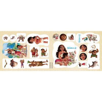 Раскраски и активитибуки (2-6 лет) - Розмальовка з наліпками «Ваяна 2» (9786171601116)#9