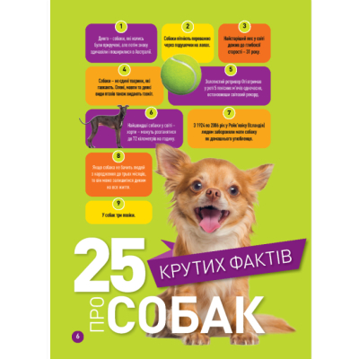 Познавательные книги (4-10 лет) - Книжка «Гав! 100 цікавих фактів про собак» Елізабет Карні (9786171600447)#3