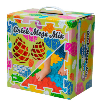 Развивающие коврики - Массажный коврик Ortek Пазлы 14 элементов (4820264130062)#2