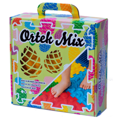 Развивающие коврики - Массажный коврик Ortek Микс Пазлы 10 элементов (4820264130017)#2
