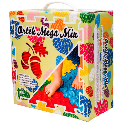Розвивальні килимки - Масажний килимок Ortek Мікс Пазли 9 елементів (4820264130024)#2