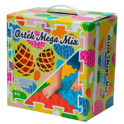 Развивающие коврики - Массажный коврик Ortek Пазлы 16 элементов с игрой Лесные приключения (2000000105048)#2