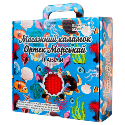 Развивающие коврики - Массажный коврик Ortek Морской Пазл 8 элементов (4820264130109)#2