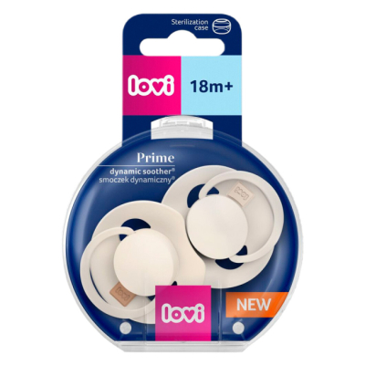 Товары по уходу - Пустышка Lovi силиконовая динамическая Prime Coconut and Ivory (34/403)#2