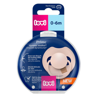 Товари для догляду - Пустушка Lovi силіконова динамічна Prime Nude (34/404)#2